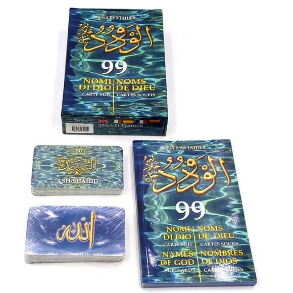 99 Names of God Oracle Cards & Book Box Set Sealed Cards Anna Eva Jahier - Picture 6 of 6